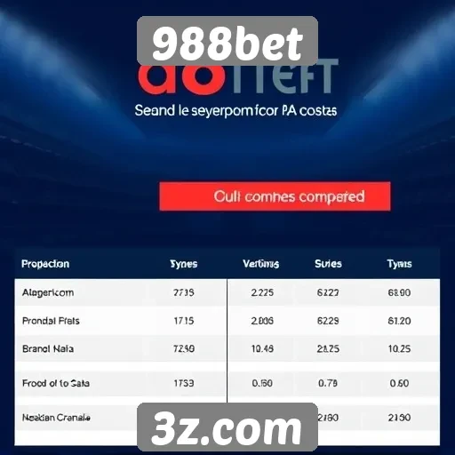 Comparativo com outros sites de apostas